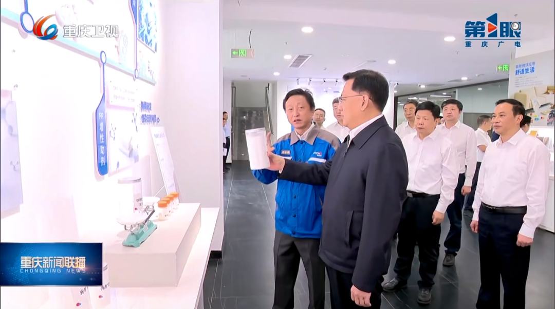 快思瑞材料创新 驱动“新质生产力” | 重庆市委领导莅临指导快思瑞智造中心